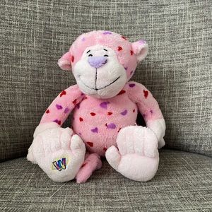 Heart monkey stuffed animal